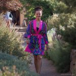 Radiant Bloom Flow Kimono Robe - Image 4