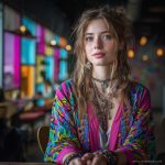 Radiant Bloom MoonFlow Kimono - Image 2