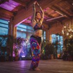 Alternative looking hippy style woman wearing Alex Tooth Inner Flight FlowState Pants.
